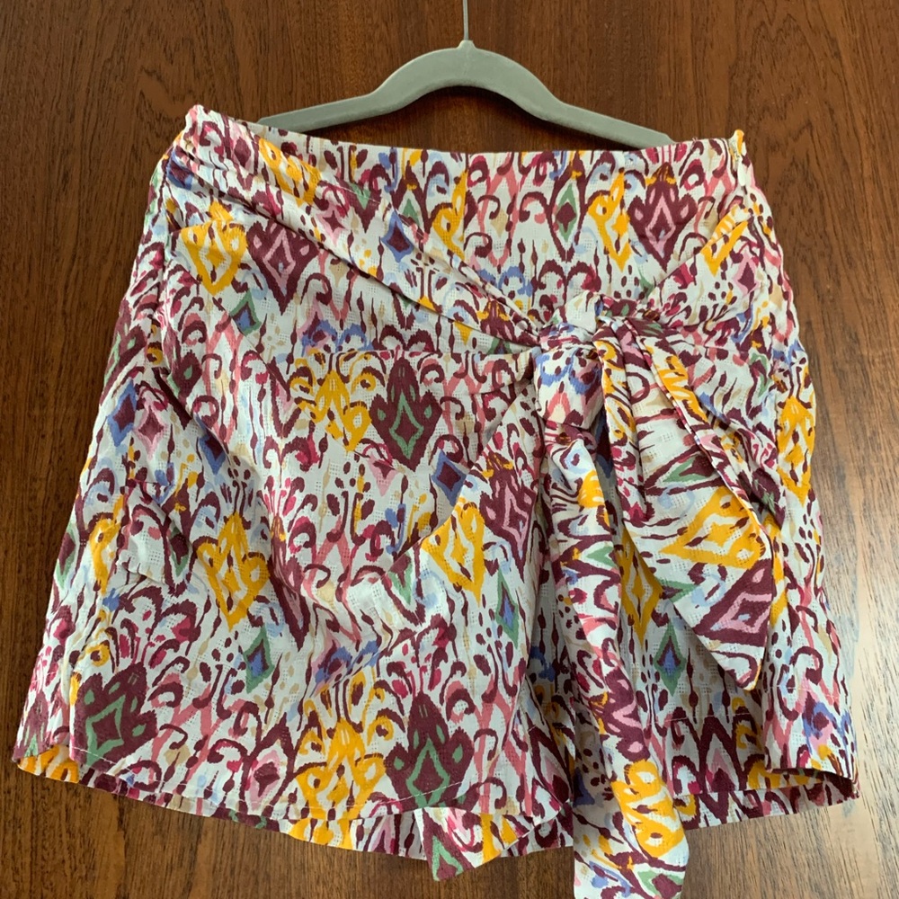 Zara Multicolor Patterned Mini Skort NWT - image 3